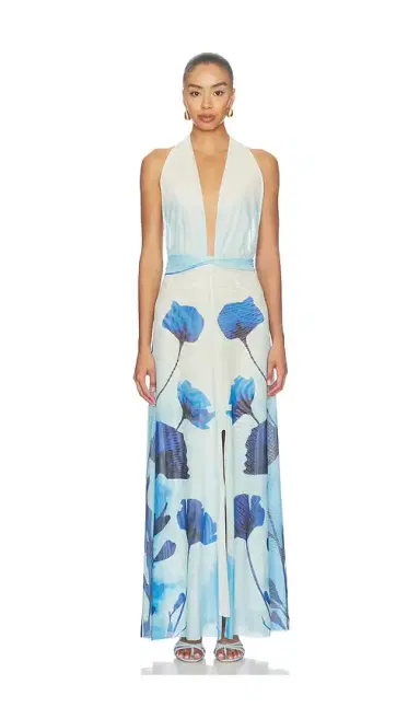 Especia Micelia Long Dress | Thumbnail 4