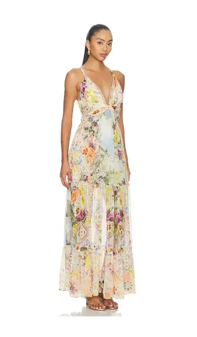 Camilla Bead Strap Gathered Panel Dress | Thumbnail 2 Camilla Bead Strap Gathered Panel Dress | Thumbnail 2