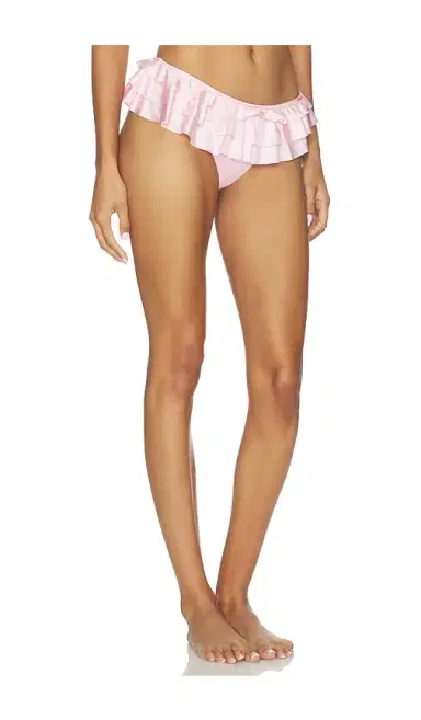 Skims Satin Swim Ruffle Bikini Bottom | Thumbnail 2 Skims Satin Swim Ruffle Bikini Bottom | Thumbnail 2