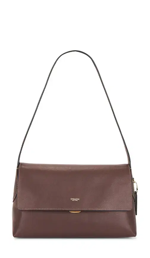 Coach Natural Grain Leather Chelsea Shoulder Bag 30