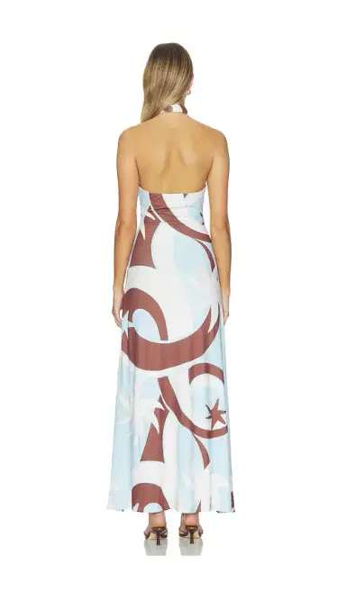 SEVEN WONDERS Kamilla Keyhole Twist Maxi Dress | Thumbnail 3