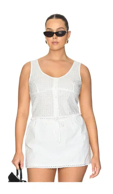 GOOD AMERICAN The Eyelet Top | Thumbnail 2