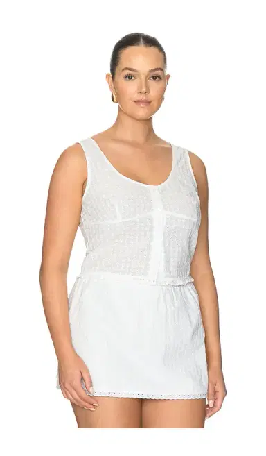 GOOD AMERICAN The Eyelet Top | Thumbnail 4