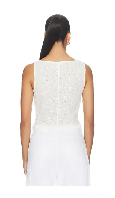 GOOD AMERICAN The Eyelet Top | Thumbnail 5