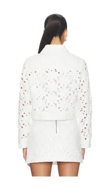 Alice + Olivia Alice + Olivia Chloe Boxy Cropped Jacket | Thumbnail 4