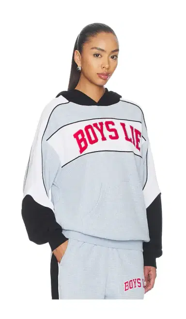 Boys Lie Good Sport Thermal Racer Hoodie | Thumbnail 2 Boys Lie Good Sport Thermal Racer Hoodie | Thumbnail 2