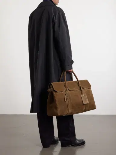Officine Creative Bostonian 001 Suede Weekend Bag - Men | Thumbnail 3