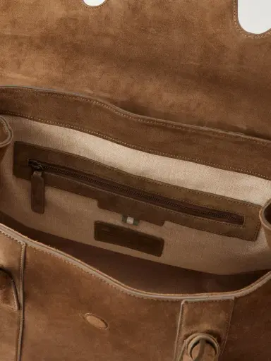Officine Creative Bostonian 001 Suede Weekend Bag - Men | Thumbnail 6