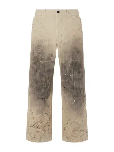 Enfants Riches Déprimés Straight-Leg Distressed Cotton and Linen-Blend Trousers - Men | Thumbnail 1