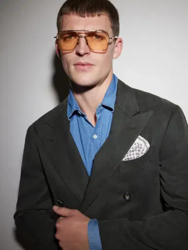 DITA Flight-Seven Aviator-Style Gold-Tone Titanium Sunglasses - Men | Thumbnail 2 DITA Flight-Seven Aviator-Style Gold-Tone Titanium Sunglasses - Men | Thumbnail 2