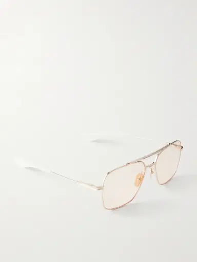 DITA Flight-Seven Aviator-Style Gold-Tone Titanium Sunglasses - Men | Thumbnail 4 DITA Flight-Seven Aviator-Style Gold-Tone Titanium Sunglasses - Men | Thumbnail 4