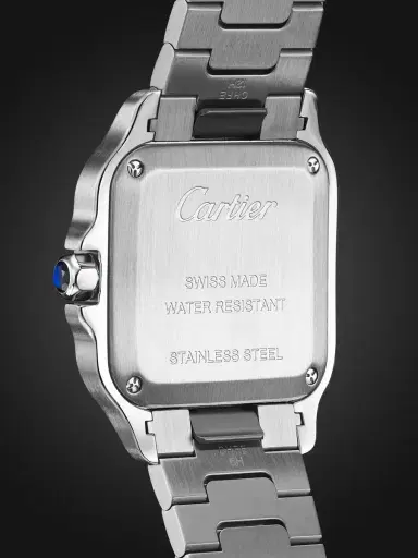 Cartier Santos de Small Stainless Steel Interchangeable Watch, Ref. WSSA0082 - Men | Thumbnail 4 Cartier Santos de Small Stainless Steel Interchangeable Watch, Ref. WSSA0082 - Men | Thumbnail 4