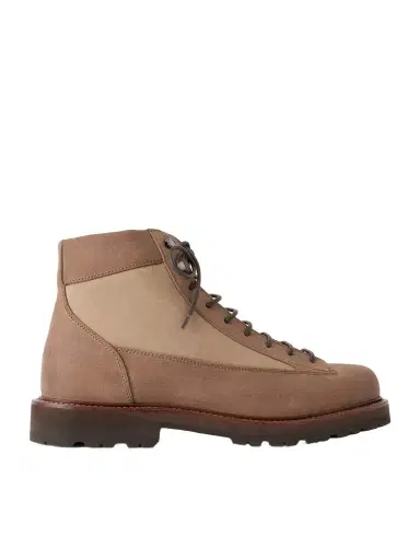 Brunello Cucinelli Nylon-Trimmed Suede Hiking Boots - Men | Thumbnail 1 Brunello Cucinelli Nylon-Trimmed Suede Hiking Boots - Men | Thumbnail 1