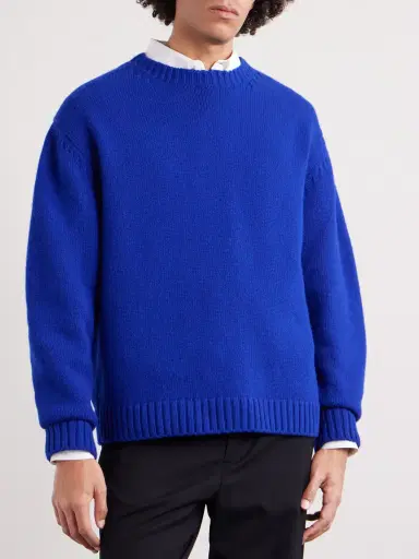 Tom Ford Wool and Cashmere-Blend Sweater - Men | Thumbnail 3