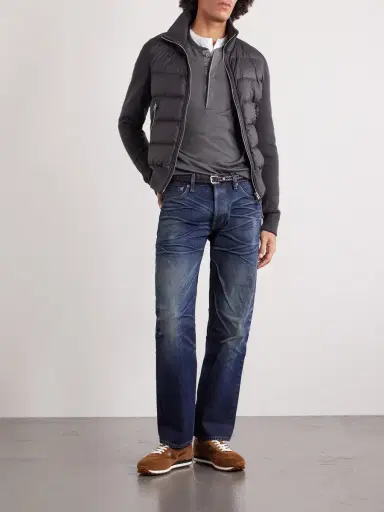 Tom Ford Slim-Fit Cashmere, Wool and Silk-Blend Sweatshirt - Men | Thumbnail 2 Tom Ford Slim-Fit Cashmere, Wool and Silk-Blend Sweatshirt - Men | Thumbnail 2