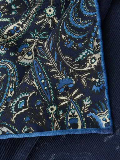dunhill Printed Silk-Satin Pocket Square - Men | Thumbnail 4 dunhill Printed Silk-Satin Pocket Square - Men | Thumbnail 4