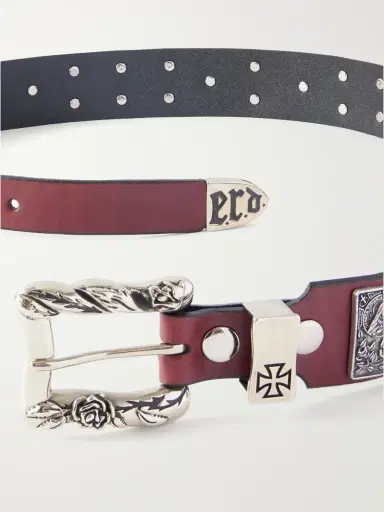 Enfants Riches Déprimés St.Teresa 2cm Studded Leather Belt - Men | Thumbnail 3