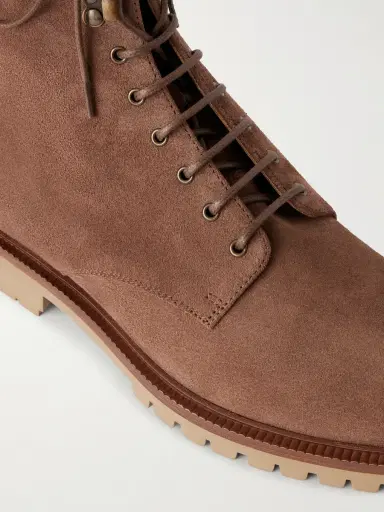 Brunello Cucinelli Suede Lace-Up Boots - Men | Thumbnail 5