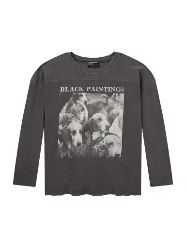 Enfants Riches Déprimés Black Paintings Distressed Printed Cotton-Jersey T-Shirt - Men | Thumbnail 1