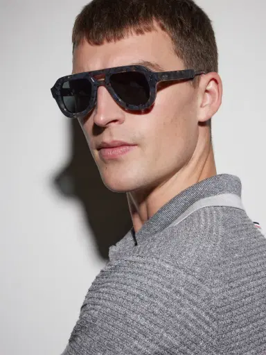 Thom Browne Aviator-Style Tortoiseshell Acetate Sunglasses - Men | Thumbnail 5 Thom Browne Aviator-Style Tortoiseshell Acetate Sunglasses - Men | Thumbnail 5