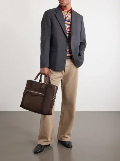 Officine Creative Jules 007 Leather Briefcase - Men | Thumbnail 3 Officine Creative Jules 007 Leather Briefcase - Men | Thumbnail 3