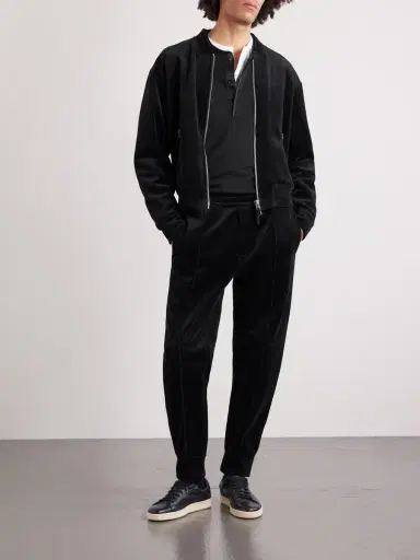 Tom Ford Slim-Fit Cashmere, Wool and Silk-Blend Sweatshirt - Men | Thumbnail 2 Tom Ford Slim-Fit Cashmere, Wool and Silk-Blend Sweatshirt - Men | Thumbnail 2