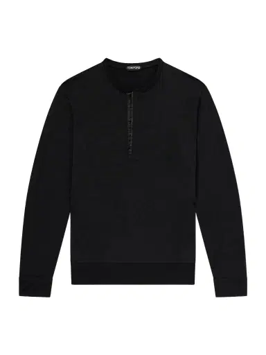 Tom Ford Slim-Fit Cashmere, Wool and Silk-Blend Sweatshirt - Men | Thumbnail 1 Tom Ford Slim-Fit Cashmere, Wool and Silk-Blend Sweatshirt - Men | Thumbnail 1