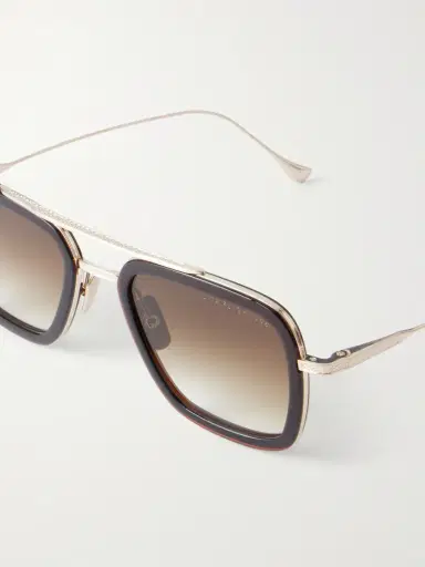 DITA Flight.006 Aviator-Style Gold-Tone and Acetate Sunglasses - Men | Thumbnail 3 DITA Flight.006 Aviator-Style Gold-Tone and Acetate Sunglasses - Men | Thumbnail 3