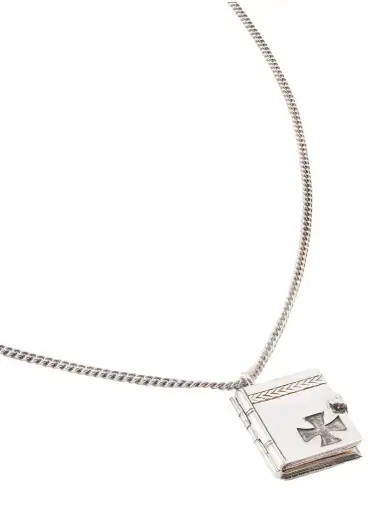 Enfants Riches Déprimés Book Sterling Silver Necklace - Men | Thumbnail 1 Enfants Riches Déprimés Book Sterling Silver Necklace - Men | Thumbnail 1