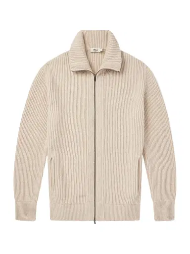 Altea Ribbed Virgin Wool Cardigan - Men | Thumbnail 1
