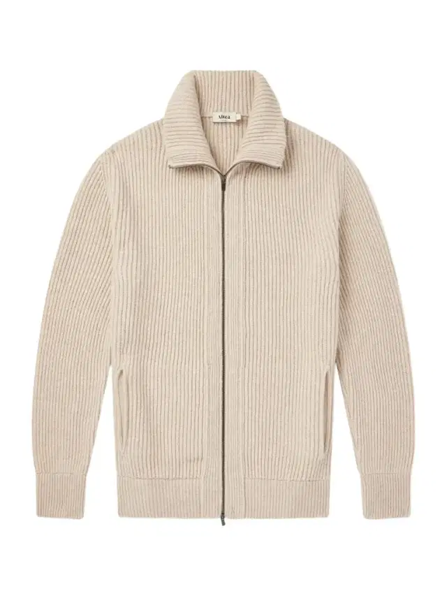 Altea Ribbed Virgin Wool Cardigan - Men