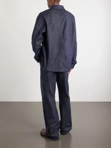 A.P.C. Fragment Printed Denim Jacket - Men | Thumbnail 4 A.P.C. Fragment Printed Denim Jacket - Men | Thumbnail 4