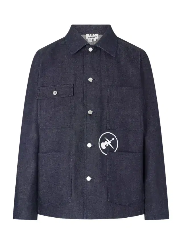 A.P.C. Fragment Printed Denim Jacket - Men