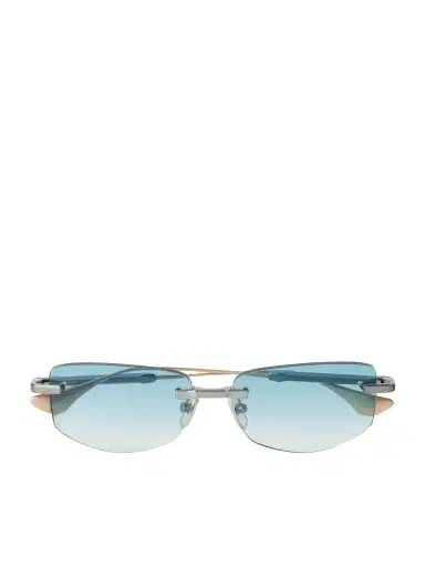 DITA Trysim.75 Square-Frame Gold and Silver-Tone Titanium Sunglasses - Men | Thumbnail 1 DITA Trysim.75 Square-Frame Gold and Silver-Tone Titanium Sunglasses - Men | Thumbnail 1