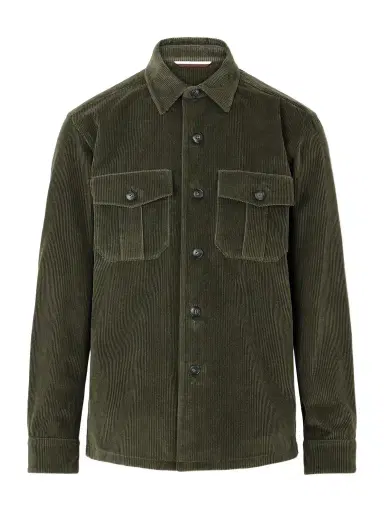Canali Cotton-Corduroy Overshirt - Men | Thumbnail 1