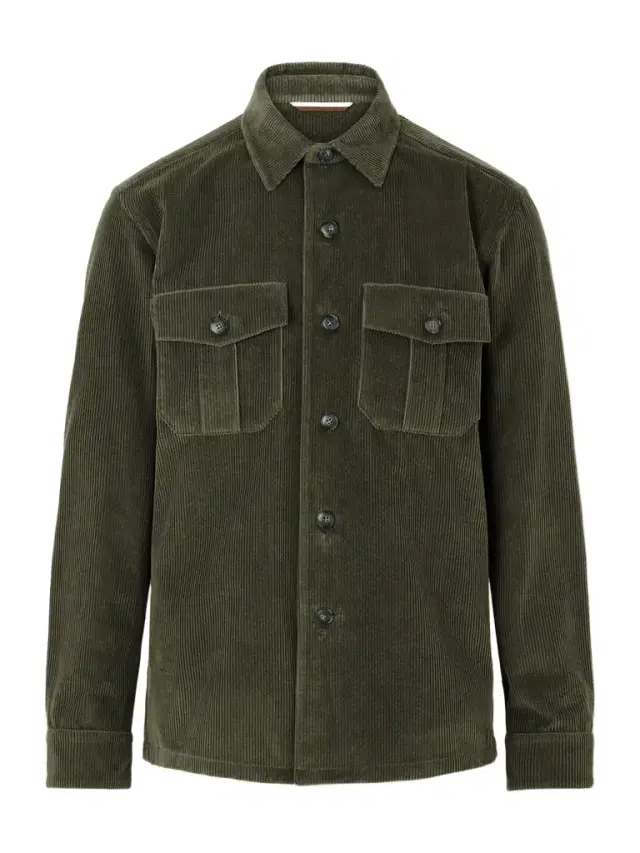 Canali Cotton-Corduroy Overshirt - Men