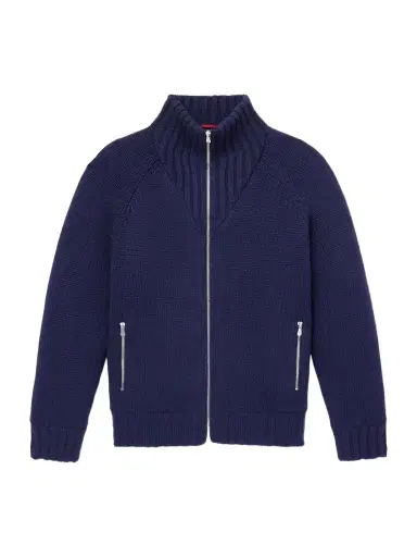 Brunello Cucinelli Cashmere Zip-Up Down Cardigan - Men | Thumbnail 1
