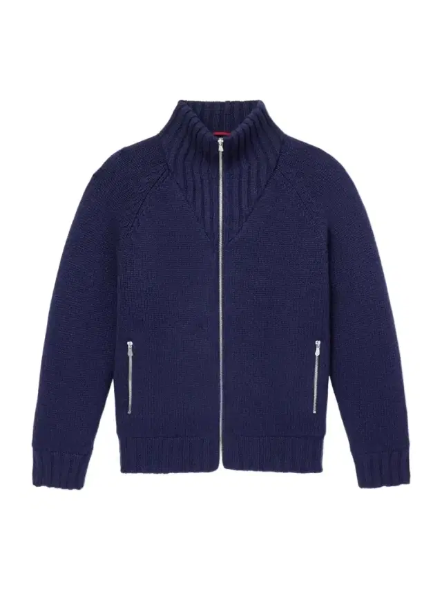 Brunello Cucinelli Cashmere Zip-Up Down Cardigan - Men