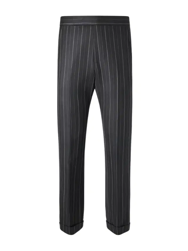 Tom Ford Straight-Leg Pinstriped Wool-Twill Suit Trousers - Men