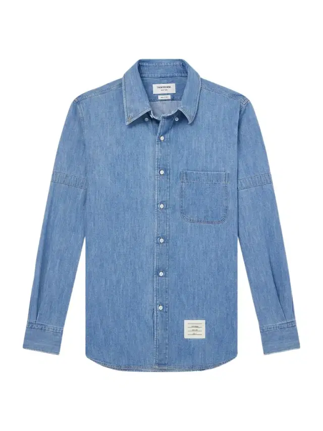 Thom Browne Denim-Effect Cotton Shirt - Men