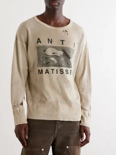 Enfants Riches Déprimés Anti Matisse Printed Cotton-Jersey T-Shirt - Men | Thumbnail 3
