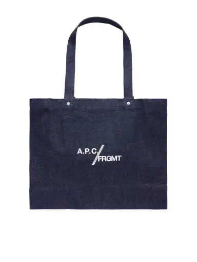 A.P.C. Fragment Logo-Print Canvas Tote Bag - Men | Thumbnail 1
