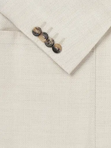 Canali Kai Herringbone Wool, Linen and Silk-Blend Blazer - Men | Thumbnail 6