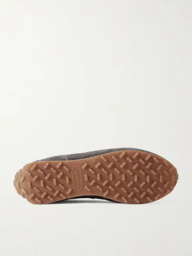 Tom Ford Mick Leather-Trimmed Suede Sneakers - Men | Thumbnail 3