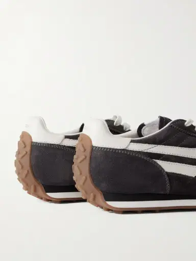 Tom Ford Mick Leather-Trimmed Suede Sneakers - Men | Thumbnail 5