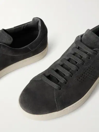 Tom Ford Warwick Perforated Suede Sneakers - Men | Thumbnail 5 Tom Ford Warwick Perforated Suede Sneakers - Men | Thumbnail 5