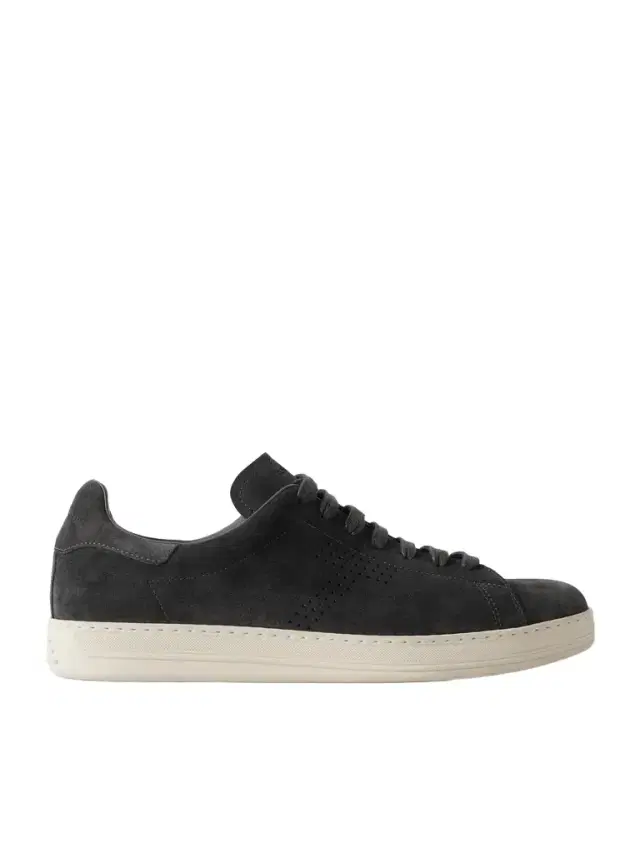 Tom Ford Warwick Perforated Suede Sneakers - Men