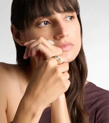 David Yurman Cablespira Micro 18kt gold ring with diamonds | Thumbnail 3