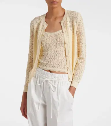 DÔEN Dôen Nadille pointelle scalloped top | Thumbnail 3 DÔEN Dôen Nadille pointelle scalloped top | Thumbnail 3