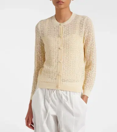 DÔEN Dôen Nadille pointelle scalloped top | Thumbnail 4 DÔEN Dôen Nadille pointelle scalloped top | Thumbnail 4
